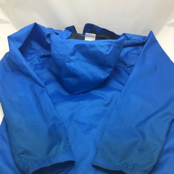 Columbia Boys Sz Large Blue Windbreaker Jacket - Picture 4 of 4